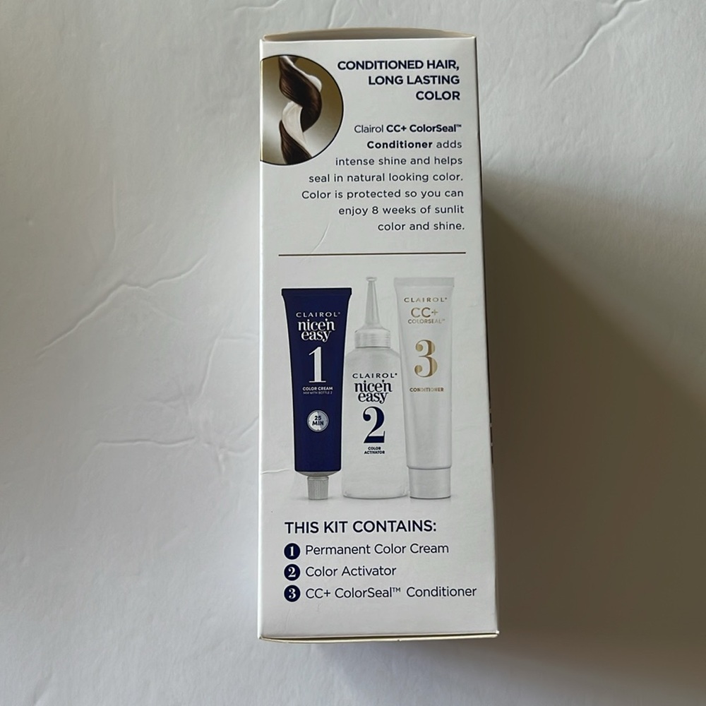 Clairol Nice'n Easy Permanent Hair Color 5G Natural Medium Golden Brown New - Picture 4 of 10